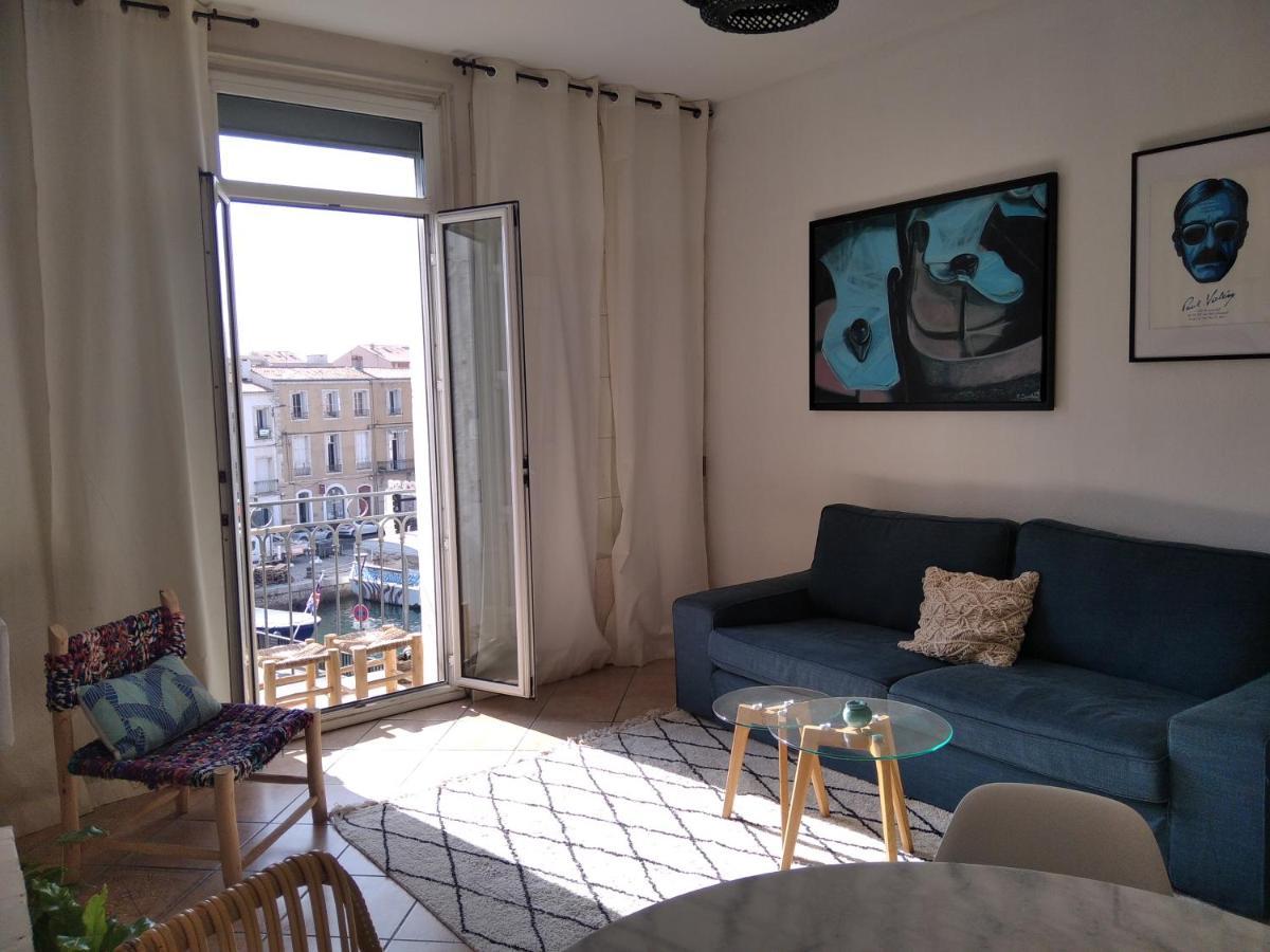 Grand T2 Au Coeur De Ville Avec Vue Sur Quais Et Mer Sète Exteriér fotografie
